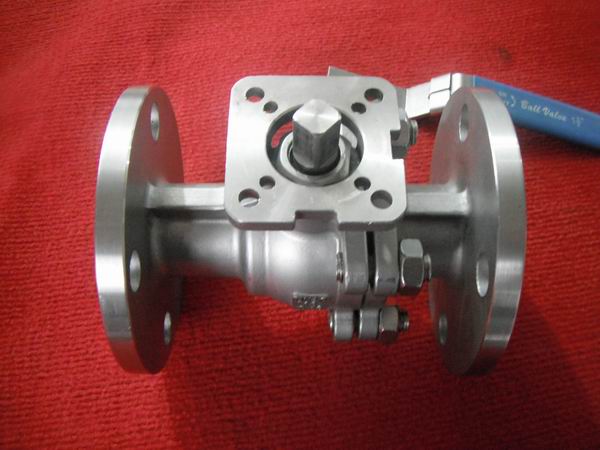 Cast Steel Floating Ball Valve with ISO 5211 PAD